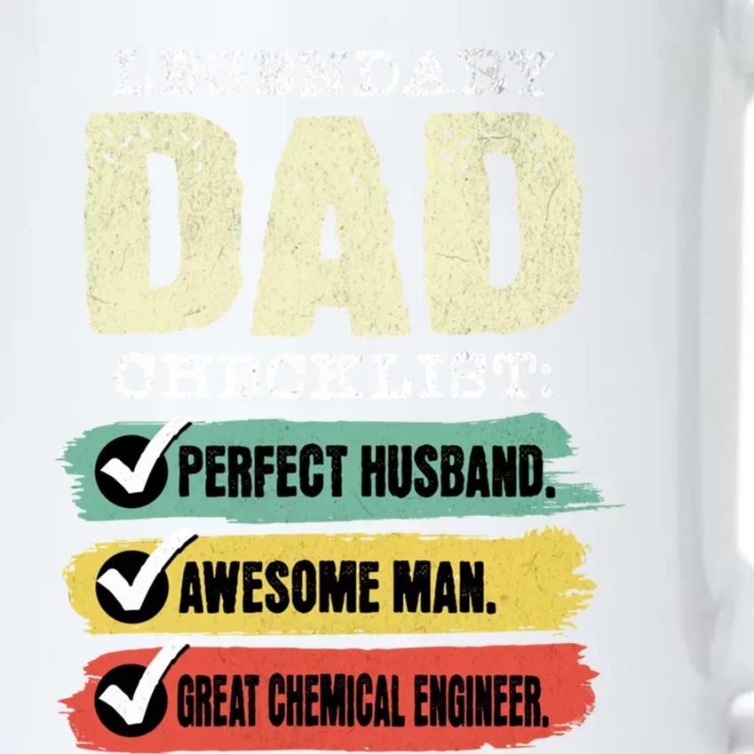 Chemical Engineer Dad Gift Black Color Changing Mug