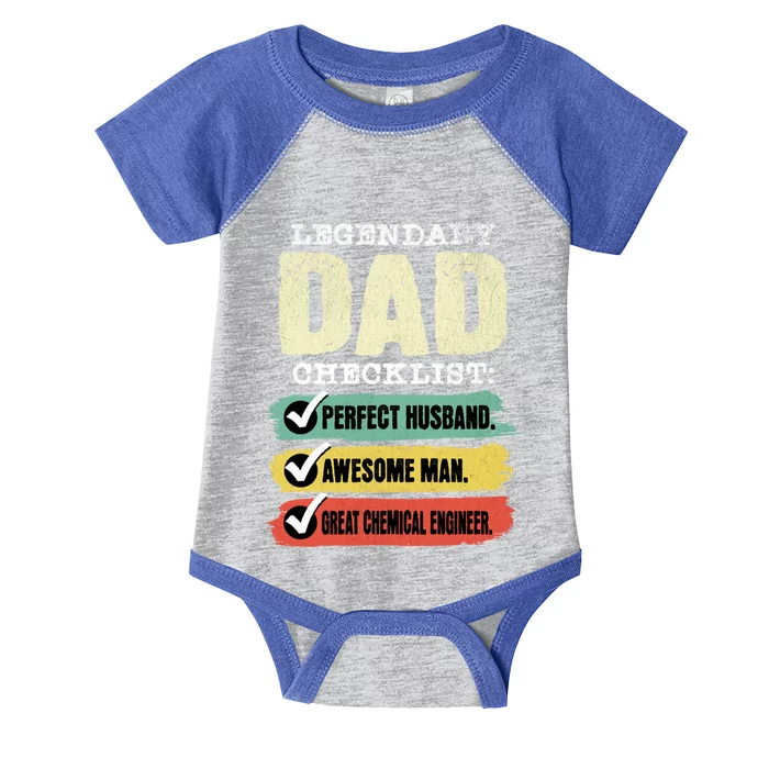 Chemical Engineer Dad Gift Infant Baby Jersey Bodysuit