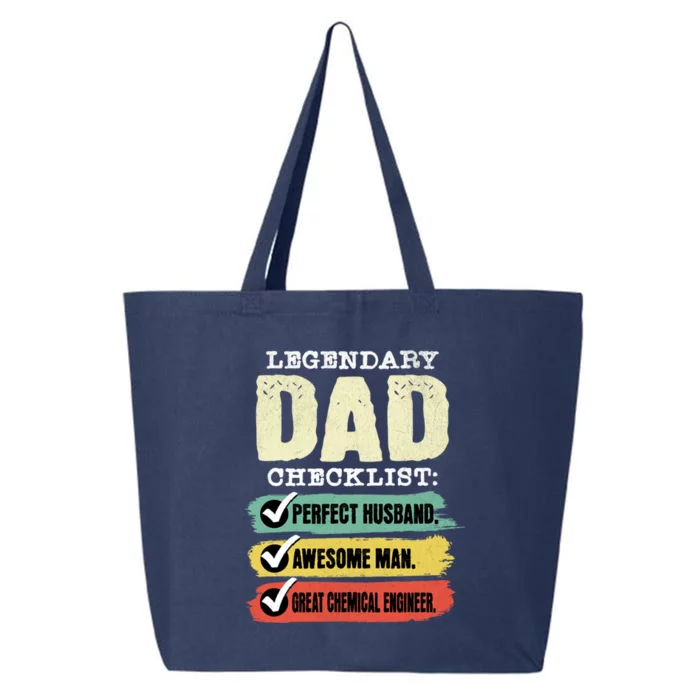 Chemical Engineer Dad Gift 25L Jumbo Tote