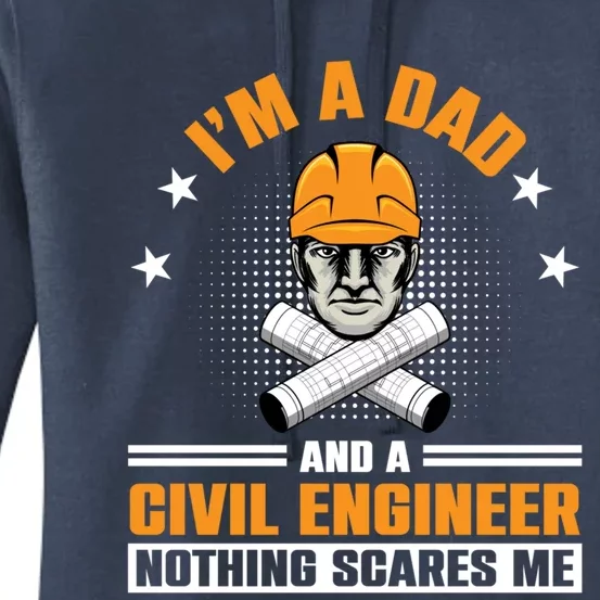 Civil Engineer Dad Civil Engineer Dad Gift Women's Pullover Hoodie