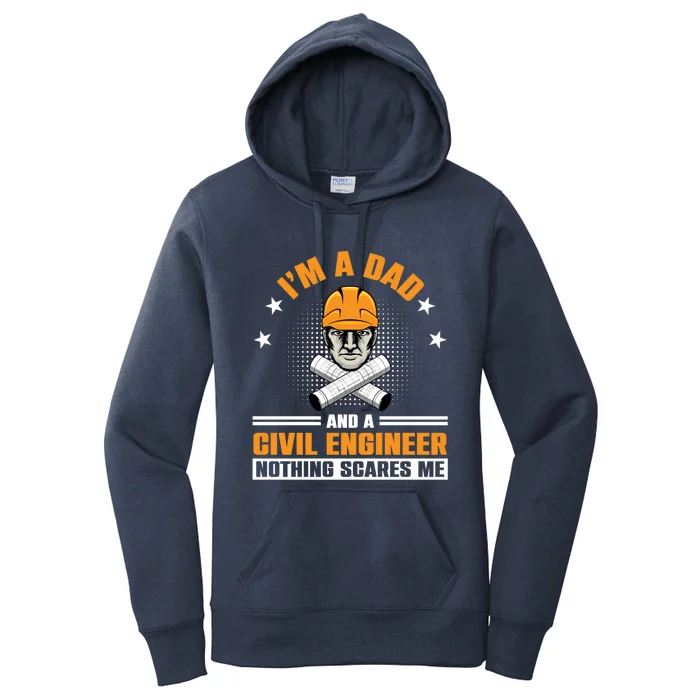 Civil Engineer Dad Civil Engineer Dad Gift Women's Pullover Hoodie