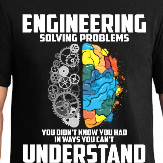 Cool Engineering Definition Funny Engineer Gift Great Gift Pajama Set