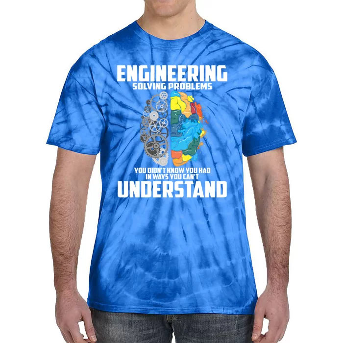 Cool Engineering Definition Funny Engineer Gift Great Gift Tie-Dye T-Shirt