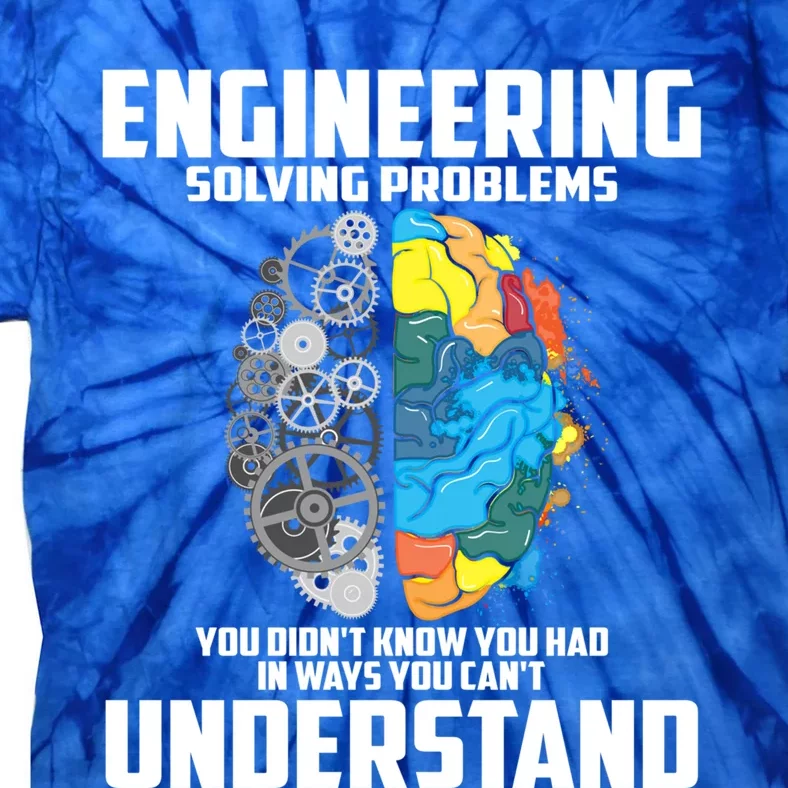 Cool Engineering Definition Funny Engineer Gift Great Gift Tie-Dye T-Shirt