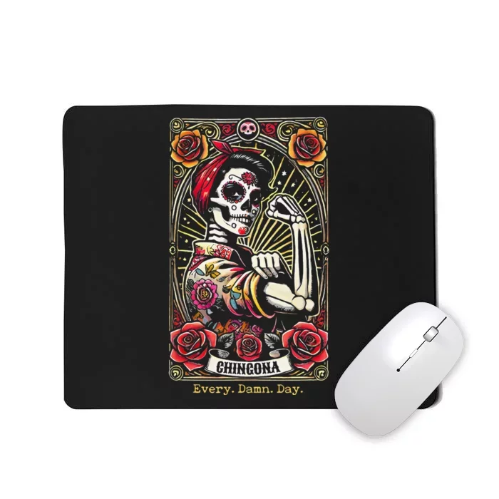 Chingona Every Damn Day Tarot Card Gift Mousepad