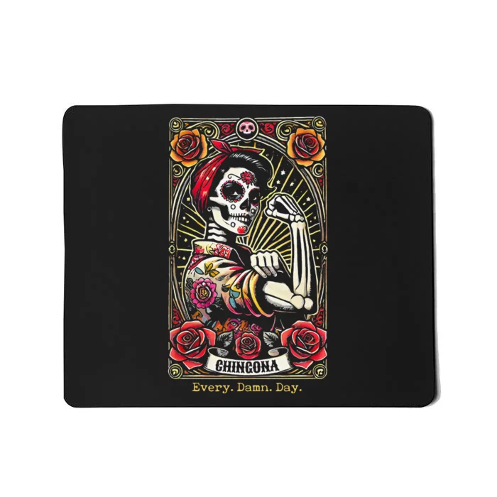 Chingona Every Damn Day Tarot Card Gift Mousepad