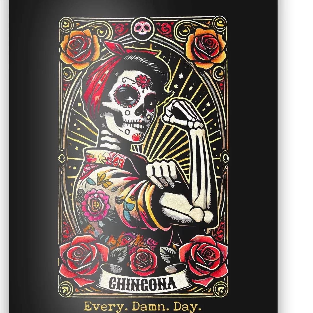 Chingona Every Damn Day Tarot Card Gift Poster