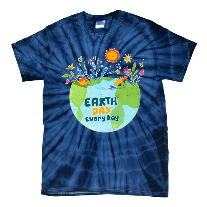 Celebrate Earth Day Every Day Earth Day Tie-Dye T-Shirt