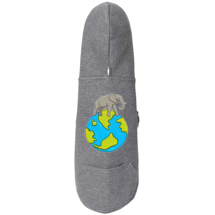 Celebrate Earth Day Every Day Save Plants Animals Wildlife Doggie 3-End Fleece Hoodie