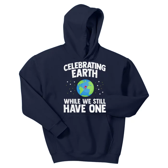 Celebrating Earth Day Science Recycle Environment Kids Hoodie