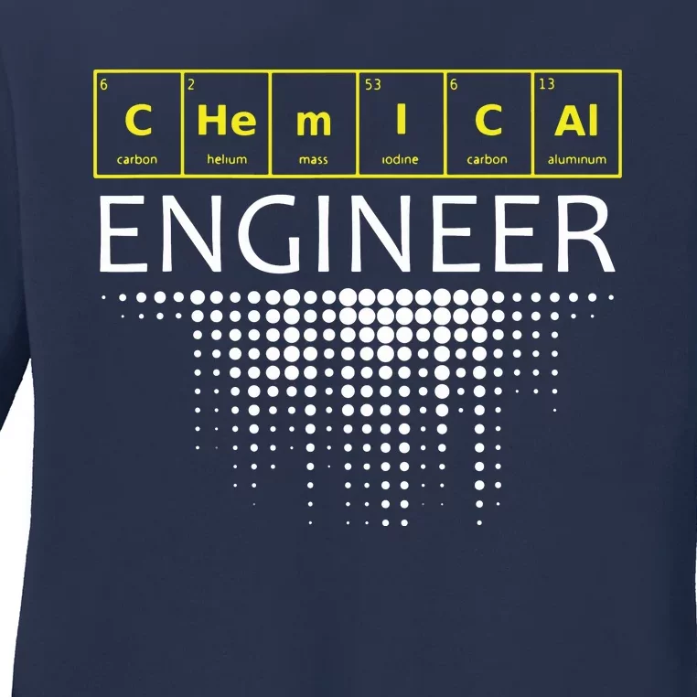 Chemical Engineer Engineering Gifts Ladies Long Sleeve Shirt