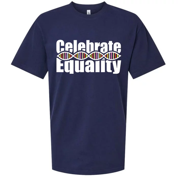 Celebrate Equality Equal Design Civil Rights Sueded Cloud Jersey T-Shirt