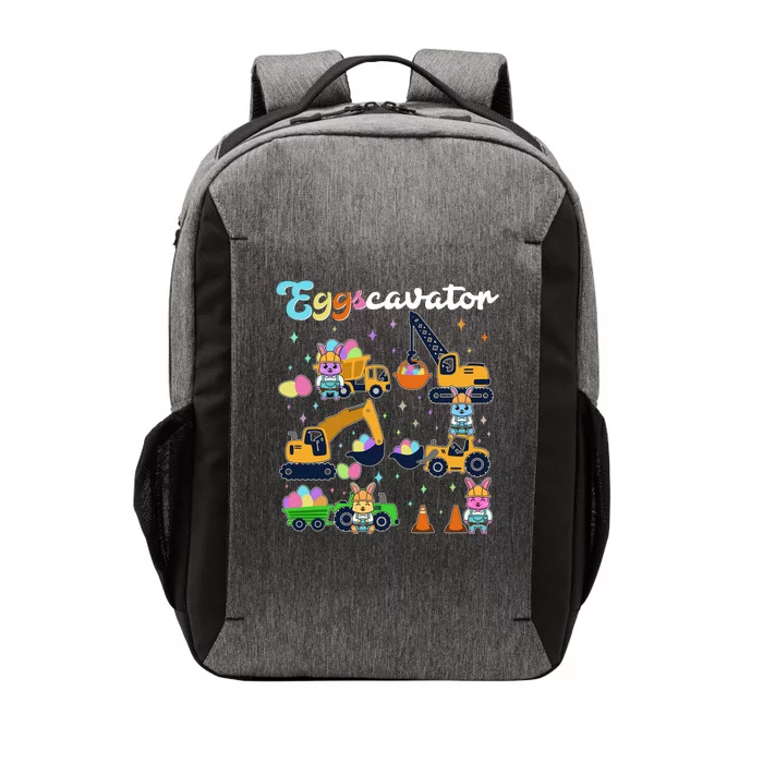 Cute Easter Eggscavator Construction Bunny Rabbits Vector Backpack