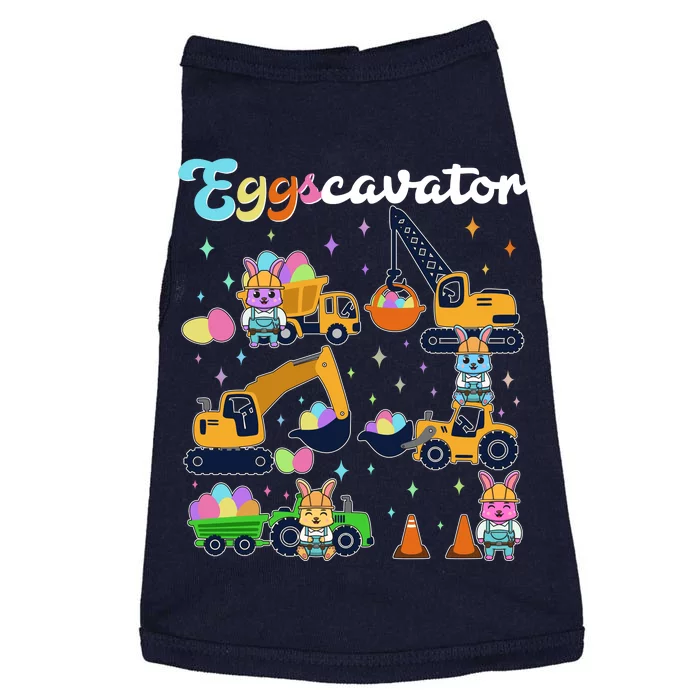 Cute Easter Eggscavator Construction Bunny Rabbits Doggie Tank