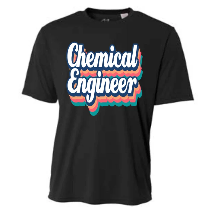 Chemical Engineer Engineering Major Retro Funny Gift Cooling Performance Crew T-Shirt