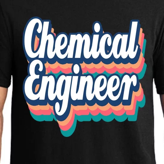 Chemical Engineer Engineering Major Retro Funny Gift Pajama Set