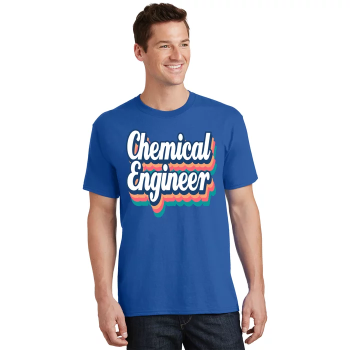 Chemical Engineer Engineering Major Retro Funny Gift T-Shirt