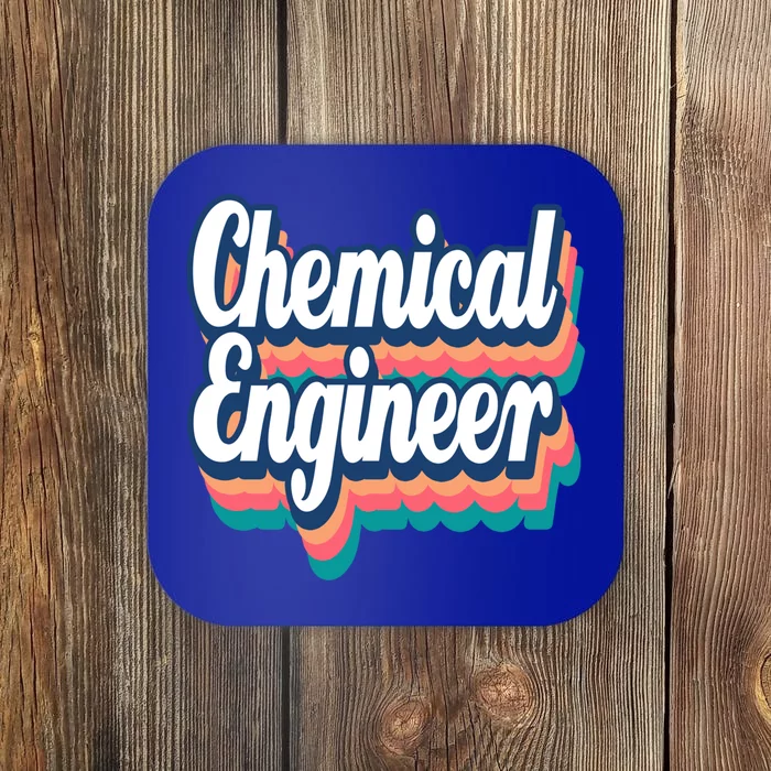 Chemical Engineer Engineering Major Retro Funny Gift Coaster