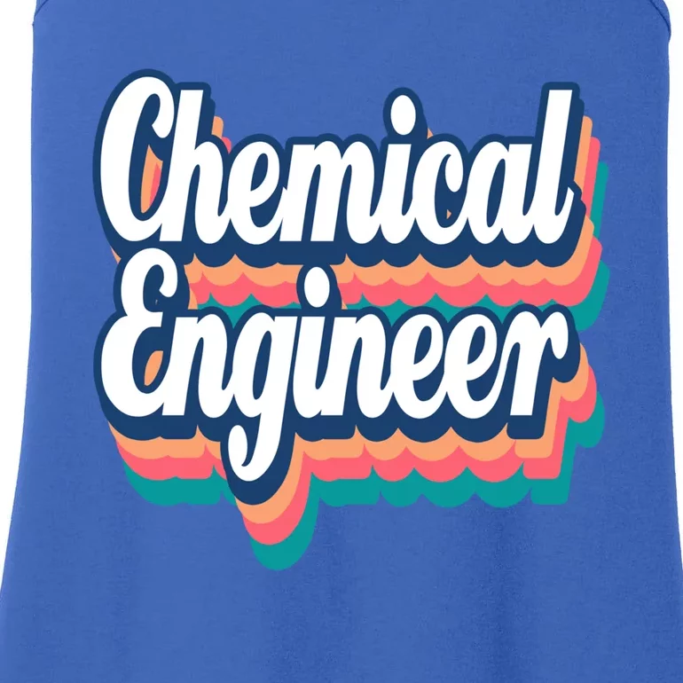 Chemical Engineer Engineering Major Retro Funny Gift Ladies Essential Tank