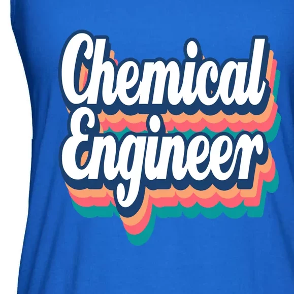 Chemical Engineer Engineering Major Retro Funny Gift Ladies Essential Flowy Tank