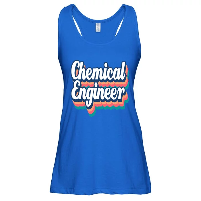 Chemical Engineer Engineering Major Retro Funny Gift Ladies Essential Flowy Tank