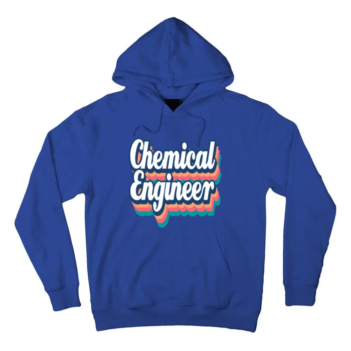 Chemical Engineer Engineering Major Retro Funny Gift Tall Hoodie