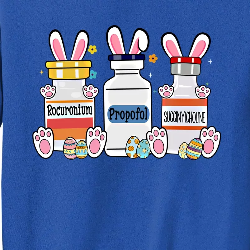 Cute Easter Eggs Bunny Ears Happy Easter Day Icu Nurse Gift Sweatshirt