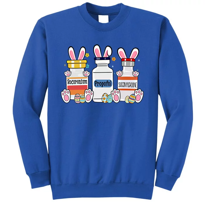 Cute Easter Eggs Bunny Ears Happy Easter Day Icu Nurse Gift Sweatshirt