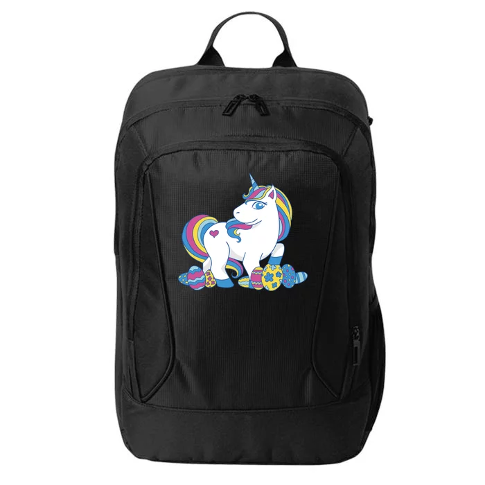 Cute Easter Eggs Unicorn City Backpack