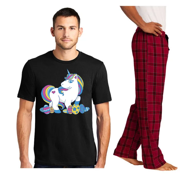 Cute Easter Eggs Unicorn Pajama Set