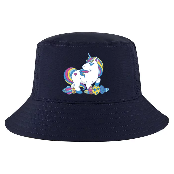 Cute Easter Eggs Unicorn Cool Comfort Performance Bucket Hat