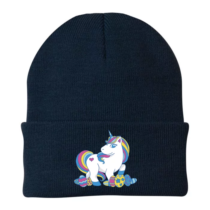 Cute Easter Eggs Unicorn Knit Cap Winter Beanie