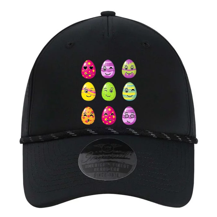 Colorful Easter Eggs Smiley Performance The Dyno Cap