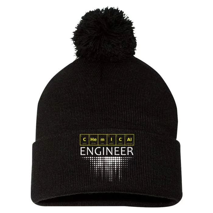 Chemical Engineer Engineering Gifts Pom Pom 12in Knit Beanie