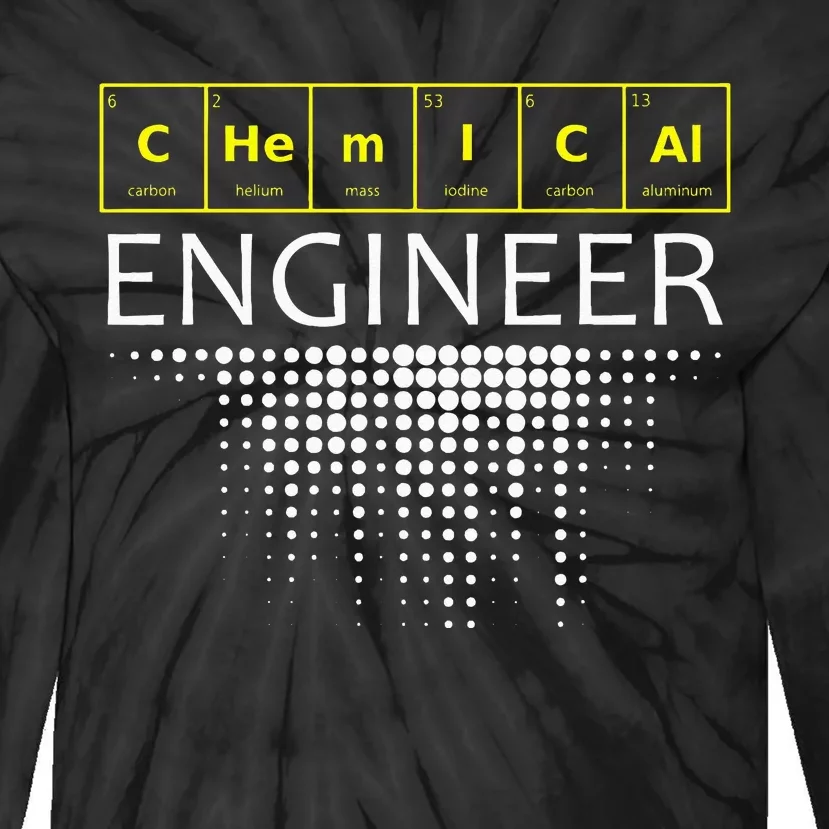 Chemical Engineer Engineering Gifts Tie-Dye Long Sleeve Shirt