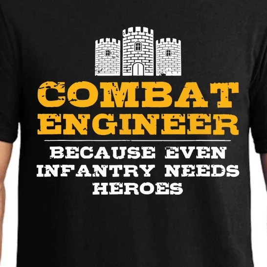 Combat Engineer Engineer Gifts Army Engineering Pajama Set