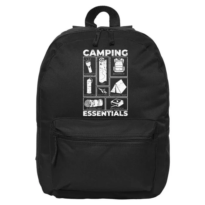 Camping Essentials Equipment Born Items 16 in Basic Backpack