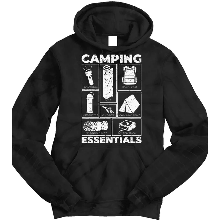 Camping Essentials Equipment Born Items Tie Dye Hoodie