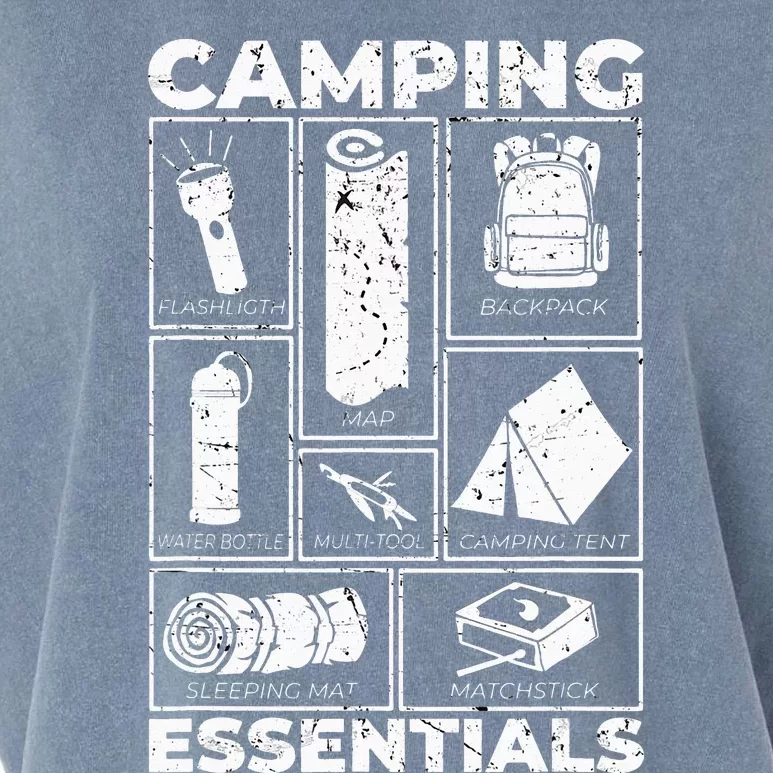 Camping Essentials Equipment Born Items Garment-Dyed Women's Muscle Tee