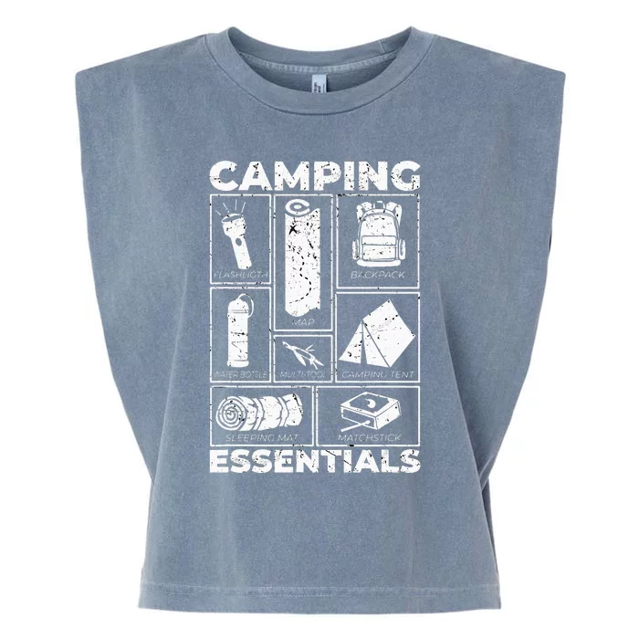 Camping Essentials Equipment Born Items Garment-Dyed Women's Muscle Tee