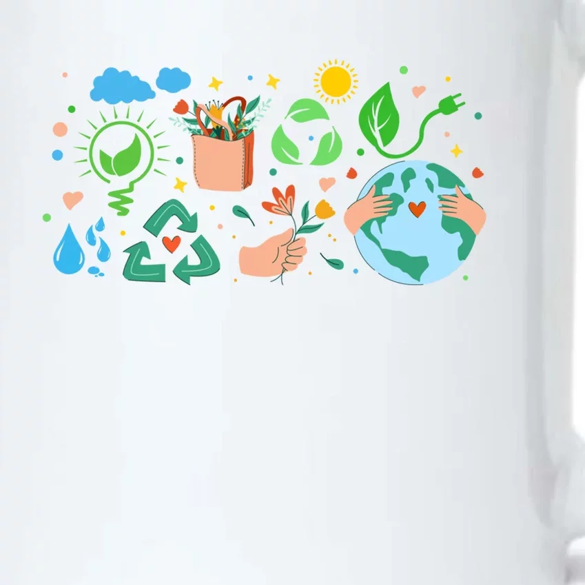 Clean Energy Environtal Protection 22 April Earth Day Cute Gift Black Color Changing Mug