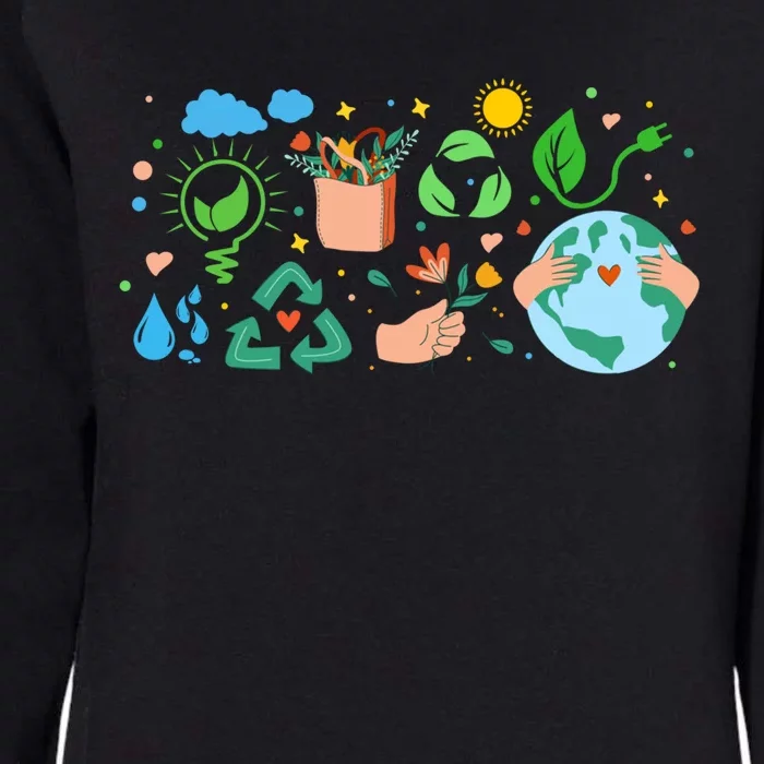 Clean Energy Environtal Protection 22 April Earth Day Cute Gift Womens California Wash Sweatshirt