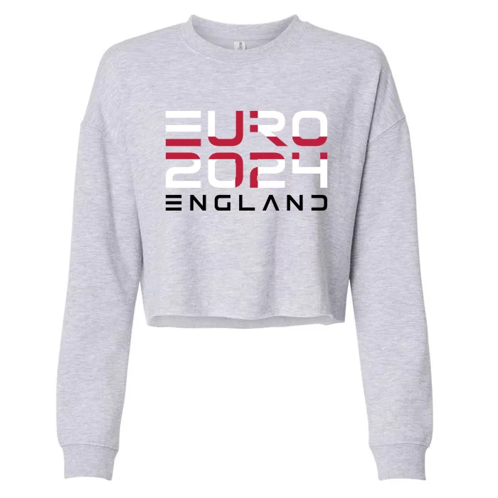 Cool England Euro 2024 National Jersey Team Cropped Pullover Crew