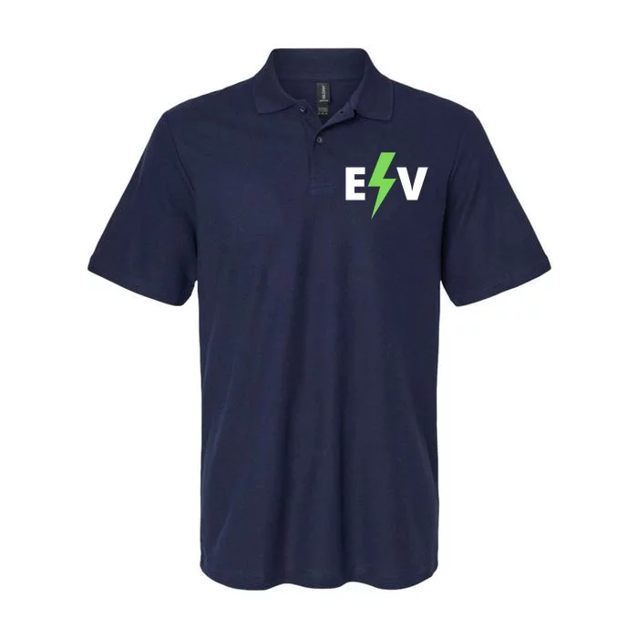 Cool EV Electric Vehicle, EV Life, Funny Electric Vehicle Softstyle Adult Sport Polo