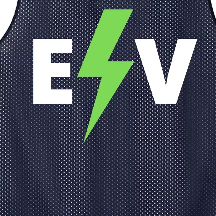 Cool EV Electric Vehicle, EV Life, Funny Electric Vehicle Mesh Reversible Basketball Jersey Tank