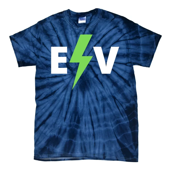 Cool EV Electric Vehicle, EV Life, Funny Electric Vehicle Tie-Dye T-Shirt