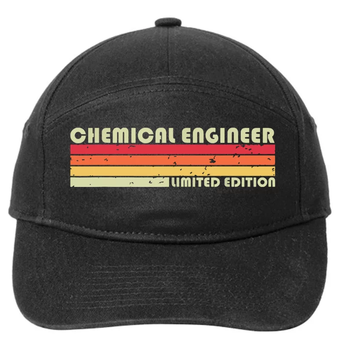 CHEMICAL ENGINEER Funny Job Title Profession Birthday Worker 7-Panel Snapback Hat