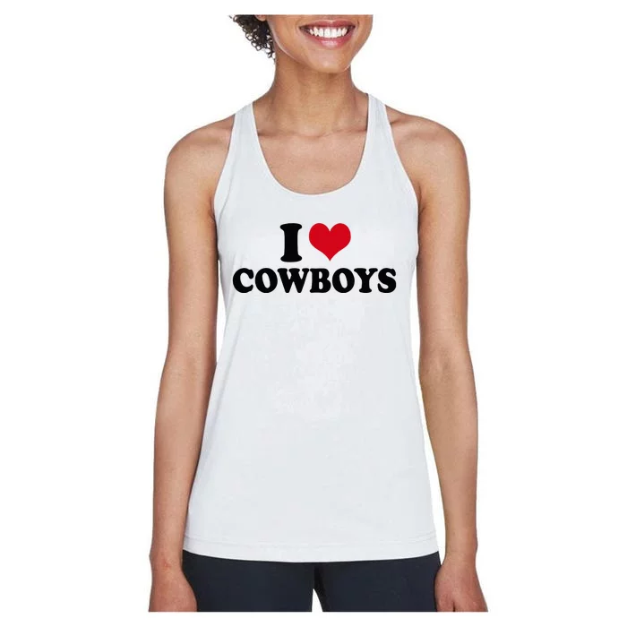 Cowboy Enthusiast's Favorite Women's Racerback Tank