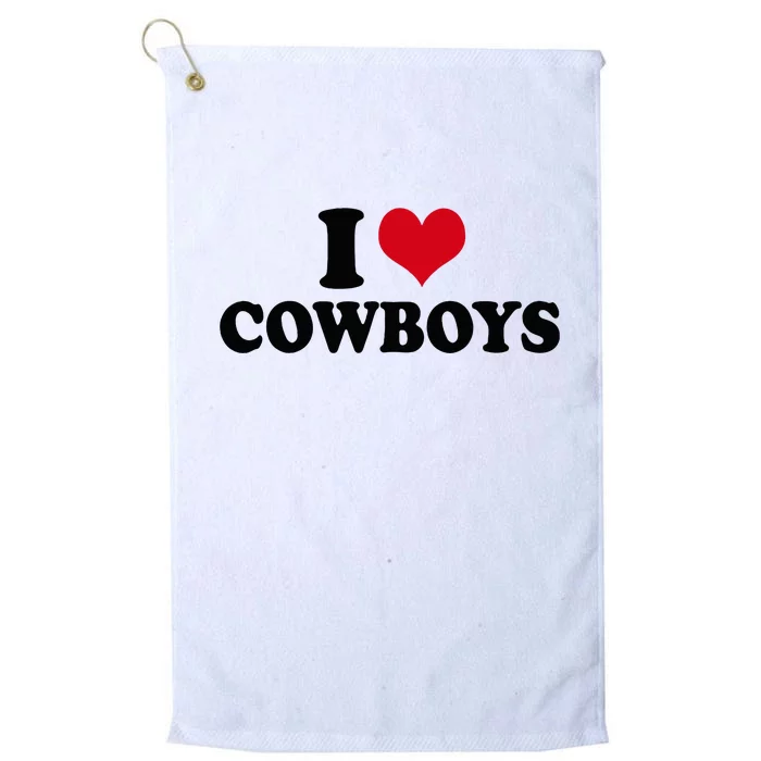 Cowboy Enthusiast's Favorite Platinum Collection Golf Towel