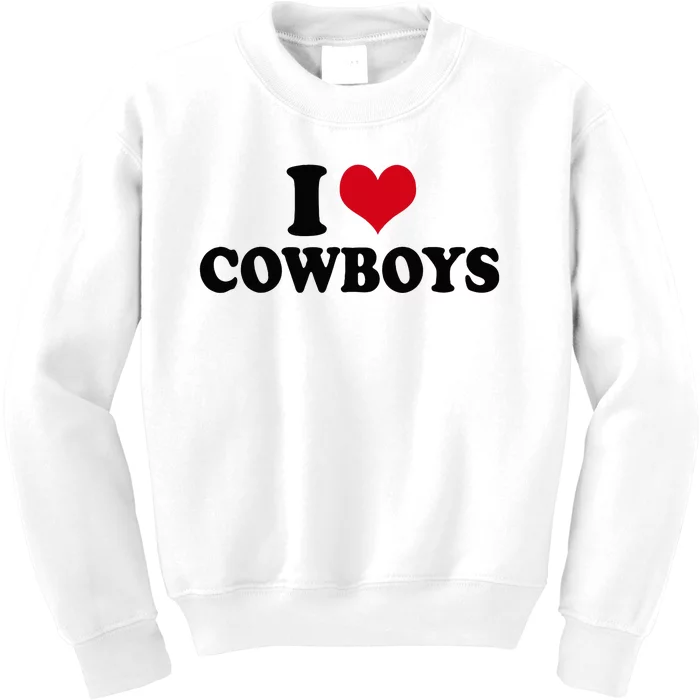 Cowboy Enthusiast's Favorite Kids Sweatshirt